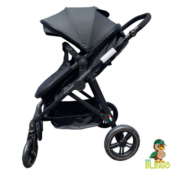 Coche Moises Deluxe (color gris con negro) - Imagen 3